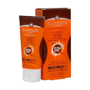 کرم ضد آفتاب پوست چرب حاوی SPF50 سان سیف 50 میلی لیتر