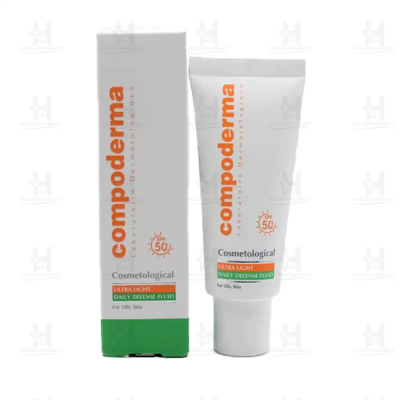 کرم ضد آفتاب  SPF50  پوست چرب کامپودرما 40 میلی لیتر