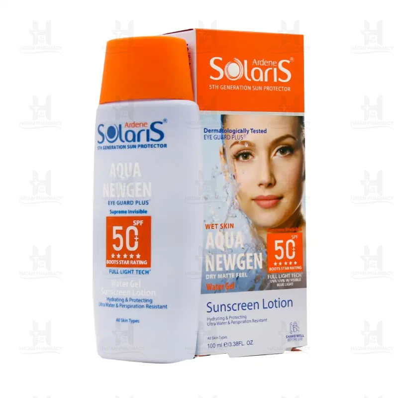 لوسیون ضد آفتاب فاقد چربی SPF50 آکوا نیوژن آردن 100 میلی لیتر