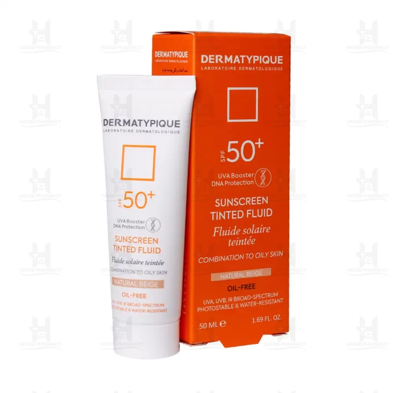 کرم ضد آفتاب حاوی SPF50 پوست چرب درماتیپیک 50 میلی لیتر