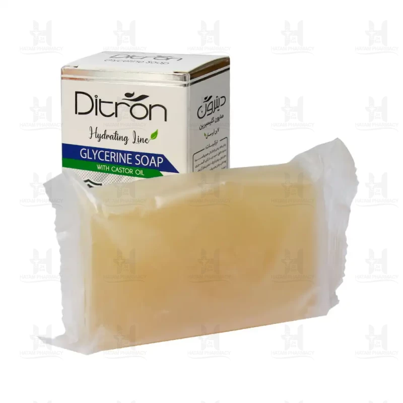 صابون گلیسیرینه شفاف دیترون 110 گرم