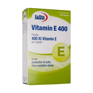 کپسول ژلاتینی ویتامین ای 400 واحد یوروویتال 40 عدد