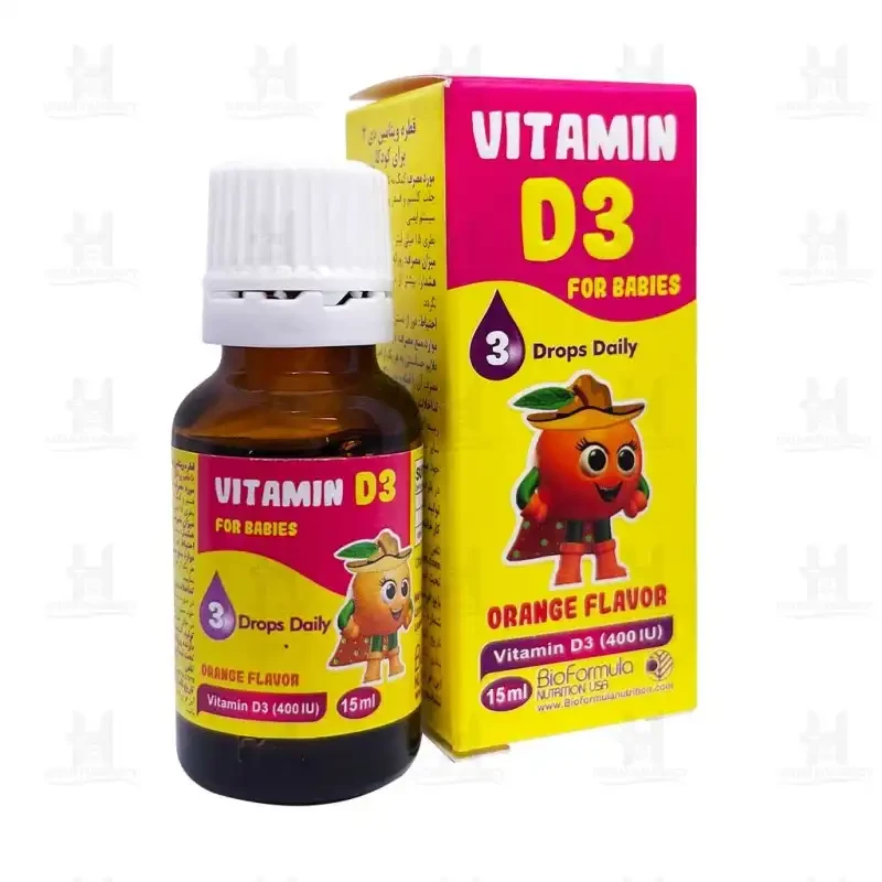 قطره ویتامین د3 برای کودکان بایو فرمولا 15 میلی لیتر