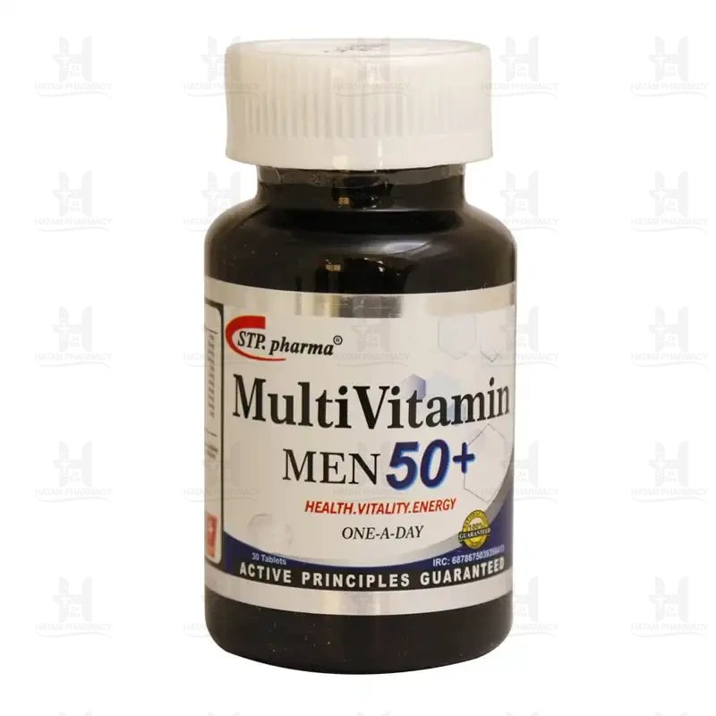 قرص مولتی ویتامین مردان بالای 50 سال STP فارما 30 عدد