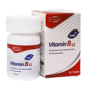 قرص ویتامین B12 1000 های هلث 30 عدد
