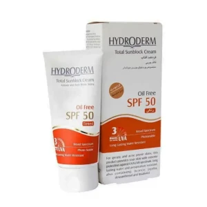 کرم ضد آفتاب رنگی حاوی SPF50 هیدرودرم 50 میلی لیتر