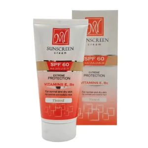 کرم ضد آفتاب SPF60 مای مناسب پوست  معمولی و خشک 50 میلی لیتر