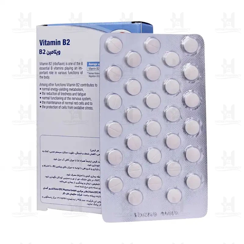 قرص ویتامین B2 یوروویتال 60 عدد
