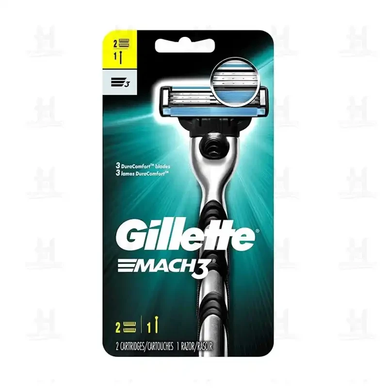 خودتراش مچ تری ژیلت Gillette Mach3 همراه 2 سری یدک