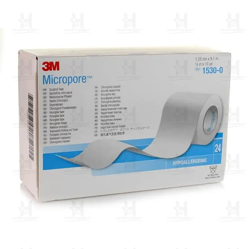 چسب ضد حساسیت کاغذی 3m میکروپور