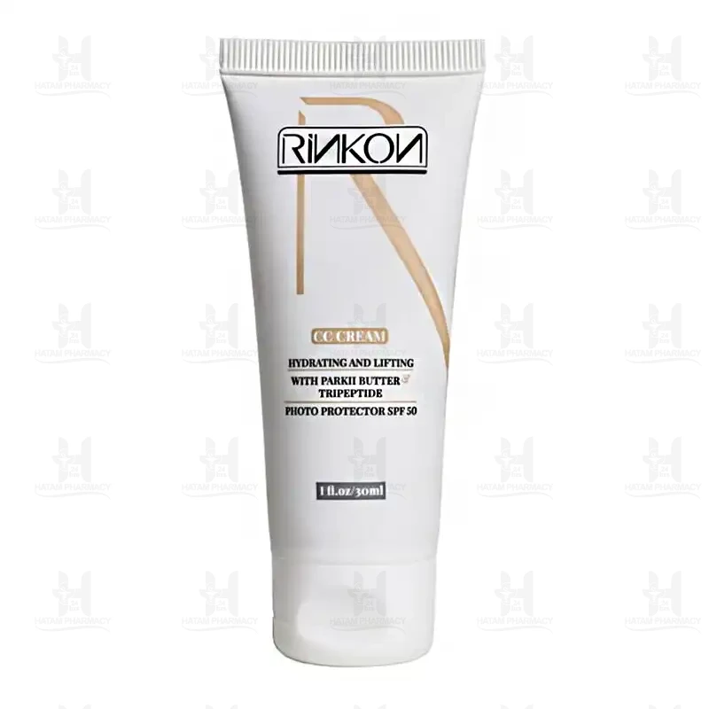 سی سی کرم رنگی چند منظوره رینکون حاوی SPF50 حجم 30 میلی لیتر