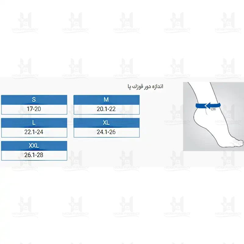 قوزک بند لیگامانی پاک سمن