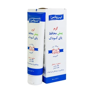 کرم محافظ پای کودک حاوی زینک اکساید 20% ایروکس 90 گرم