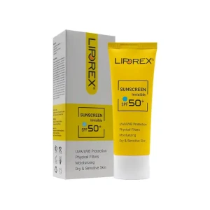 کرم ضد آفتاب SPF50 لیپورکس پوست خشک و حساس 40 میلی لیتر