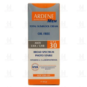 کرم ضد آفتاب مخصوص آقایان حاوی SPF30 آردن 50 میلی لیتر