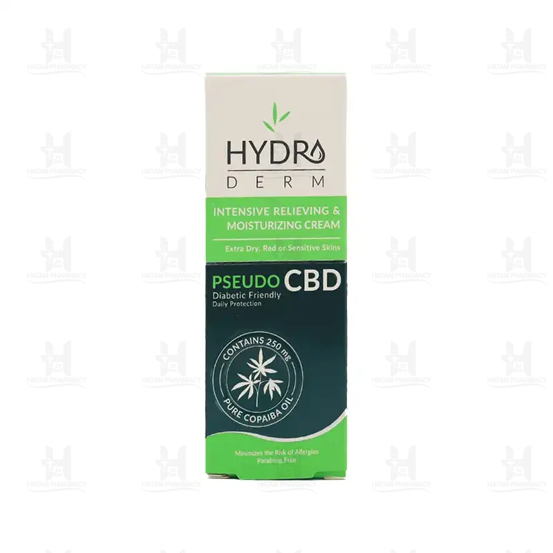 کرم اگزما و ضد خارش CBD هیدرودرم  مرطوب کننده قوی پوستهای خیلی خشک و حساس 50 میل