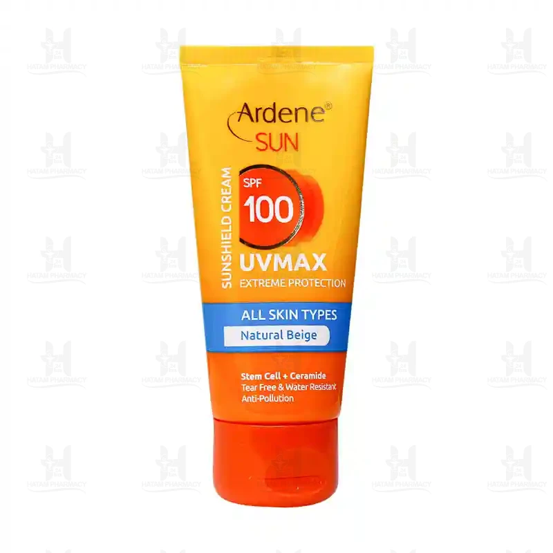 کرم ضد آفتاب حاوی SPF100 یووی مکس آردن 50 میلی لیتر