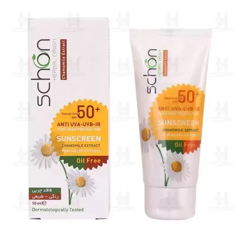 کرم ضد آفتاب فاقد چربی شون حاوی  ⁺SPF50 ۵۰ میلی لیتر