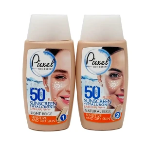 کرم ضد آفتاب spf50 پوست خشک و حساس پیکسل50 میلی لیتر