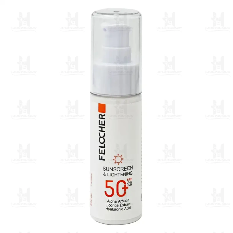 کرم ضد آفتاب و روشن کننده SPF50 فلوچر 50 میلی لیتر