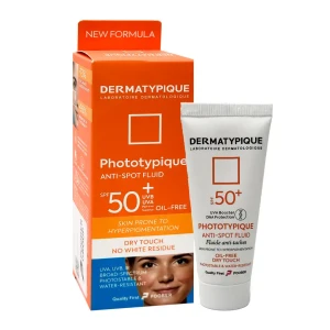 کرم ضد آفتاب ضد لک و روشن کننده SPF50 درماتیپیک 40 میلی لیتر