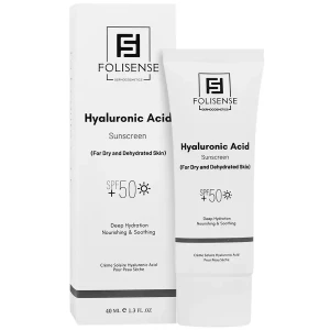 کرم ضد آفتاب هیالورونیک اسید SPF50 فولی سنس 40 میلی لیتر