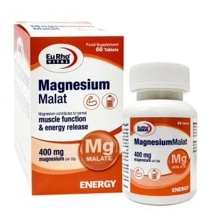 قرص منیزیم مالات یوروویتال 60 عدد