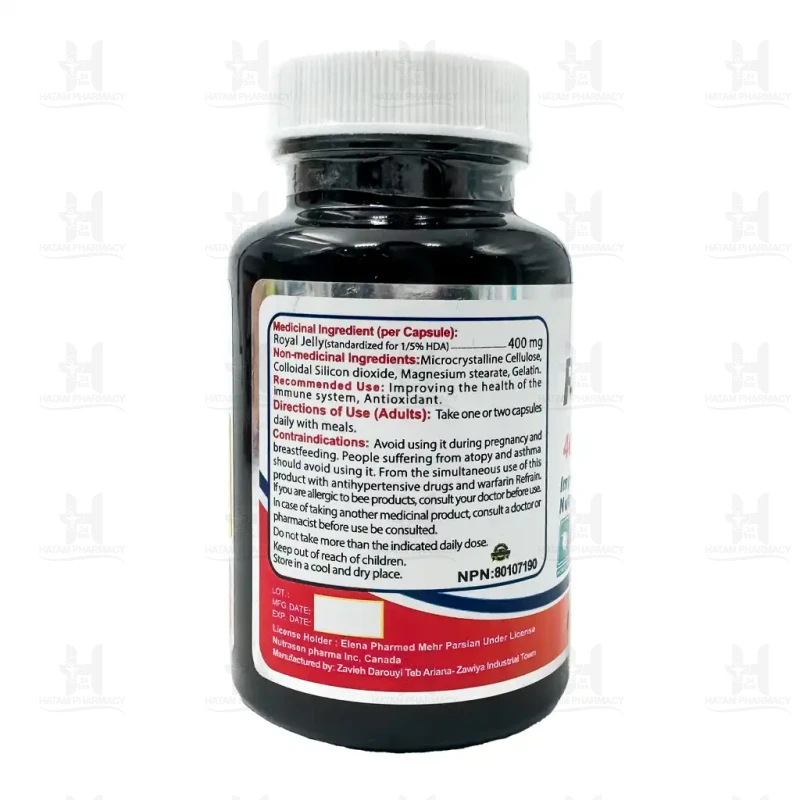 کپسول رویال ژلی 400 میلی گرم نوتراسن فارما 30 عدد