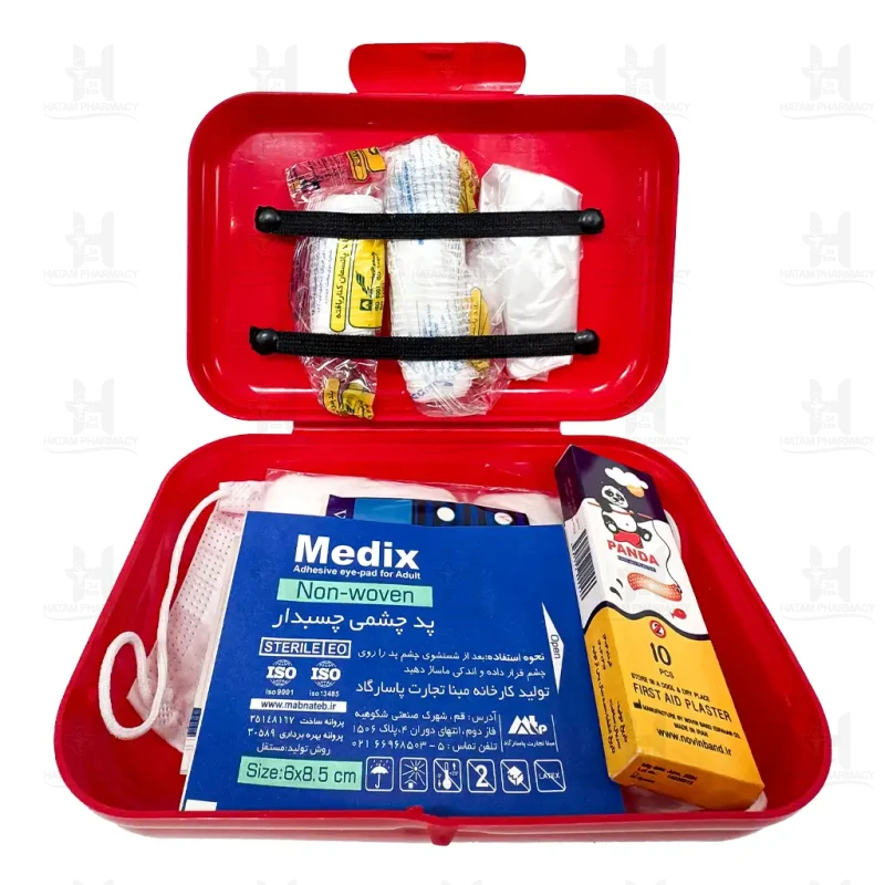 جعبه کمک های اولیه سه کاره کیفیت پژوهان