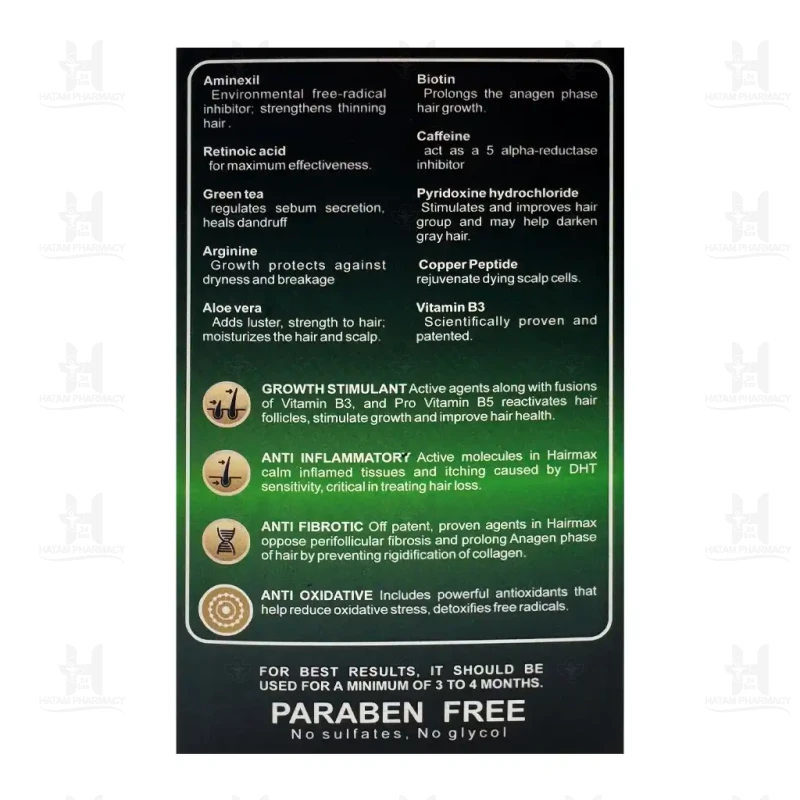 لوسیون ضد ریزش مو شب متد 75 میلی لیتر