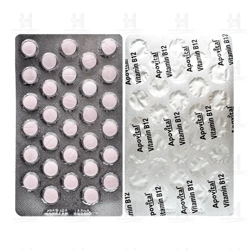 قرص ویتامین ب12 500 میکروگرم آپوویتال 30 عدد