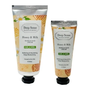 کرم مرطوب کننده شیر عسل دیپ سنس