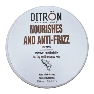 ماسک مو حاوی عصاره رویال ژلی و جنسینگ دیترون 400 میلی لیتر