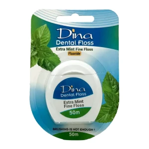 نخ دندان دينا  نعنايی فلورايد اکسترا 50متر