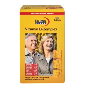 قرص ویتامین ب کمپلکس یوروویتال ۶۰ عدد