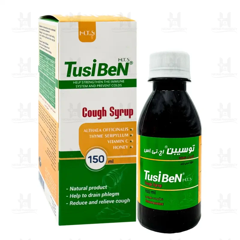 شربت سرفه توسی بن اچ تی اس 150 میلی لیتر