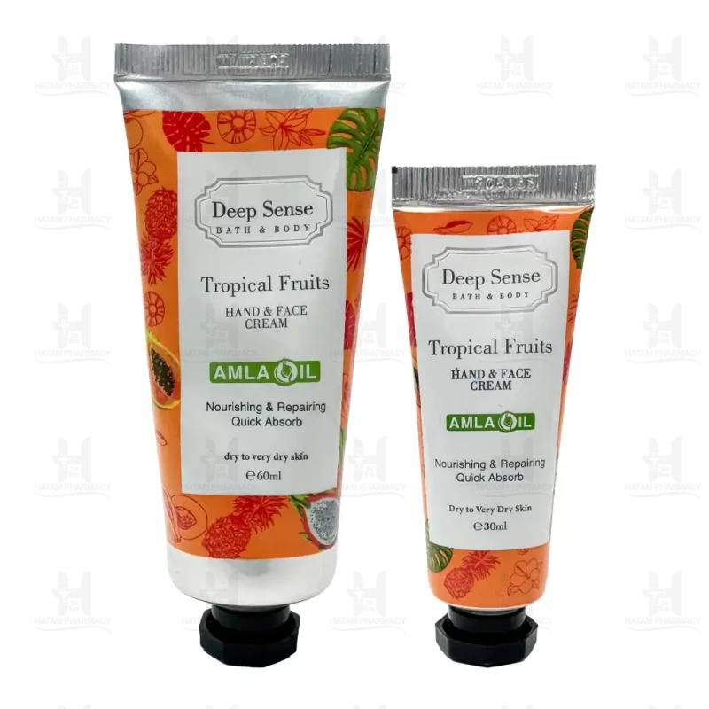 کرم مرطوب کننده دست و صورت تروپیکال دیپ سنس