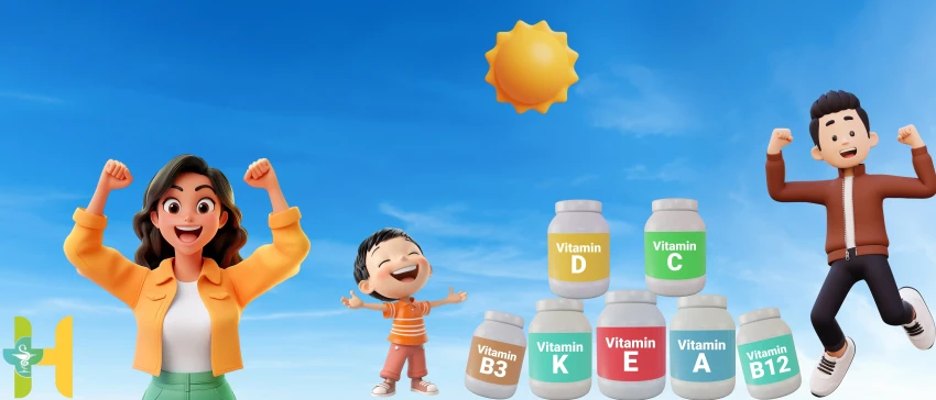 بهترین زمان مصرف مکمل‌ها و ویتامین‌ها | جدول راهنمایی