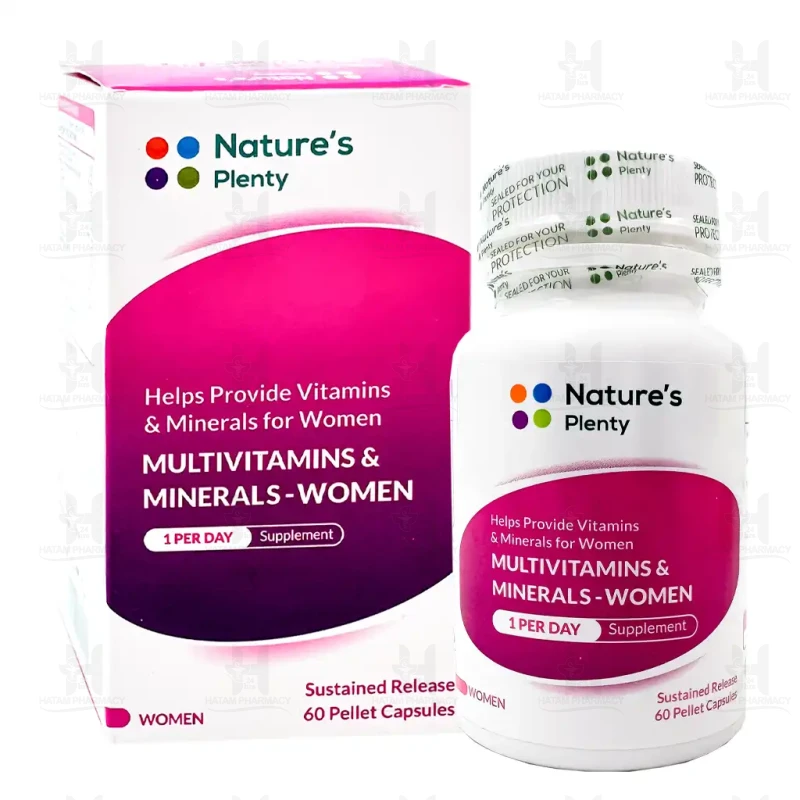 کپسول مولتی ویتامین و مینرال بانوان نیچرز پلنتی