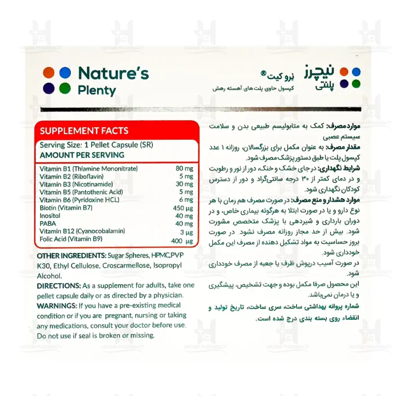 کپسول نرو کیت نیچرز پلنتی
