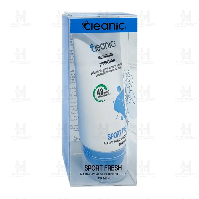 کرم ضد تعریق تیوپی مردانه اسپرت فرش کلینیک کیندی 60 گرم