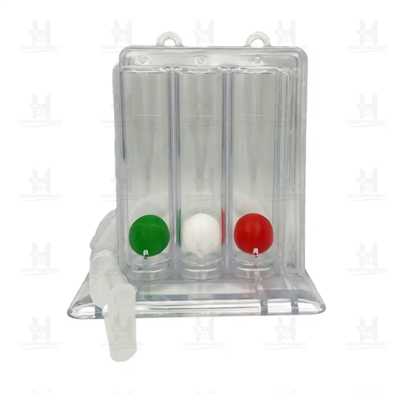 اسپیرومتری تشویقی سه توپ ظرفیت 1200 میلی لیتر