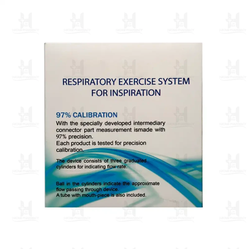 اسپیرومتری تشویقی سه توپ ظرفیت 1200 میلی لیتر