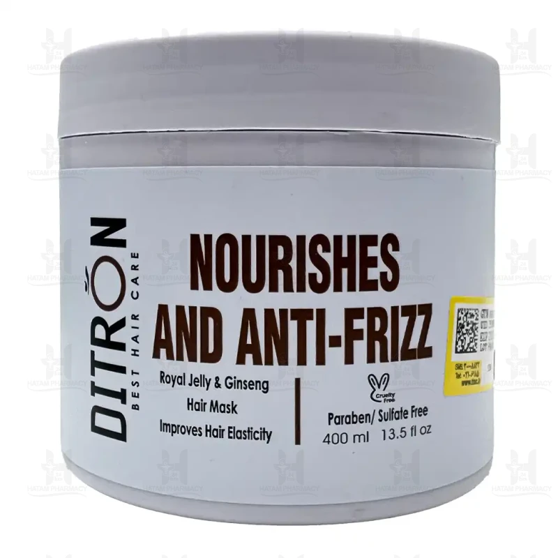 ماسک مو حاوی عصاره رویال ژلی و جنسینگ دیترون 400 میلی لیتر