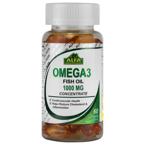 سافت ژل امگا 3 آلفا ویتامینز 1000 میلی گرم