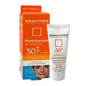 ضد آفتاب فلوئید ضد جوش فتوتیپیک SPF50+ درماتیپیک 40 میلی لیتر