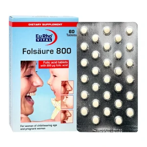 قرص فولیک اسید یوروویتال ۶۰ عدد