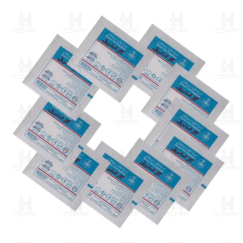 گاز استریل اسنا طب سپاهان 10 عددی