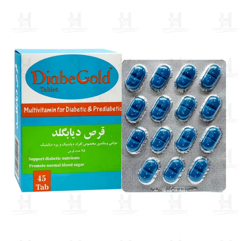 قرص دیابگلد شهاب درمان 45 عدد