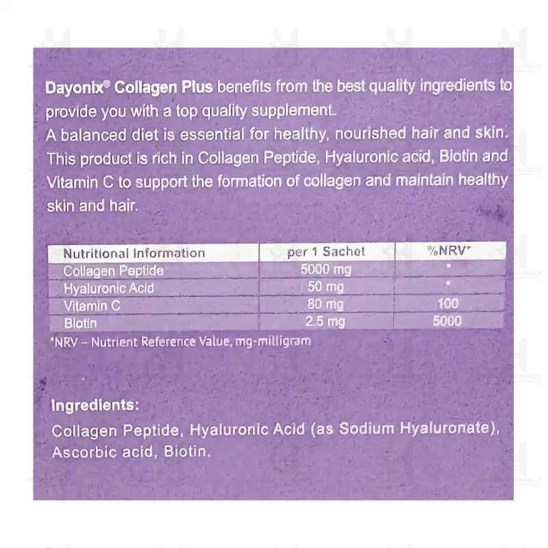 ساشه کلاژن پلاس دایونیکس فارما 15 عددی